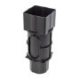 FloPlast Universal Downpipe Access Pipe - 65/68mm Cast Iron Effect