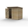 Forest Garden Shiplap Pent Shed - No Window - 7' x 5'