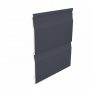 Embossed Double Shiplap Cladding - 333mm x 5mtr Slate Grey - Pack 2