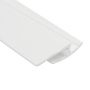Antimicrobial PVC Hygiene Cladding Two Part Vinyl Floor Trim - 3mtr Grey