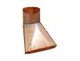 Copper Round Downpipe Water Dispenser - 80mm