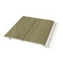 Foresta Wood Effect Cladding With V-Groove - 250mm x 5mtr Woodland Grey - Pack of 2