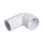 FloPlast Solvent Weld Waste Bend Swivel Male and Female - 90 Degree x 40mm White