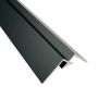 Compact Composite Wall Panel Internal Corner - 2440mm Black Tile
