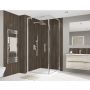Wetwall Bathroom Wall Panel - 2440mm x 1200mm x 4mm - Americian Walnut