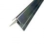 Wetwall Bathroom Panel External Corner - 2440mm Polished Silver