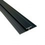 Wetwall Bathroom Panel H Trim - 2440mm Matt Black