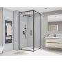 Wetwall Bathroom Wall Panel - 2440mm x 1220mm x 4mm - Atlantic / Urban Grey