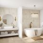 Wetwall Bathroom Wall Panel - 2440mm x 1200mm x 4mm - Terra Light