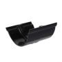 Cast Iron Beaded Half Round Gutter Union - 150mm Black