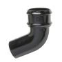 Cast Iron Round Downpipe Bend - 112.5 Degree x 150mm Black
