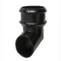 Cast Iron Round Downpipe Non-Eared Shoe - 150mm Black