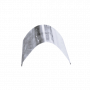 Zinc Curved / Half Round Roof Ridge - 230mm Side x 2.4mtr