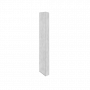Zinc Fascia L Profile Stop End - 175mm