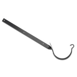 Side Rafter Steel Gutter Side Rafter Bracket - 120mm Graphite Grey