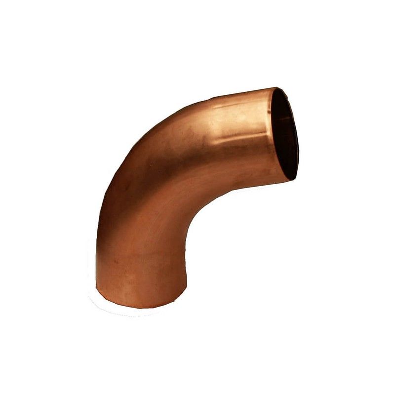 Copper Round Downpipe Bend - 72 Degree x 80mm