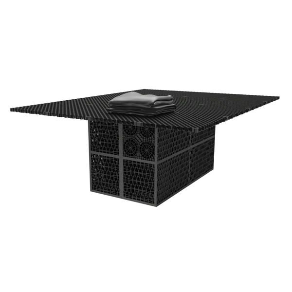Rainsmart 65 Tonne Soakaway Crate Set For Heavier Soils Flat-Packed - 1 Cubic Metre Kit