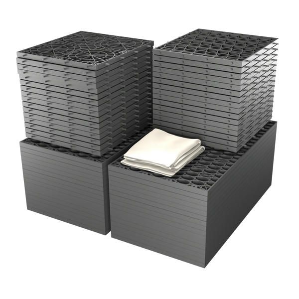 Rainsmart 24 Tonne Shallow Square Soakaway Set Flat-Packed - 1 Cubic Metre Kit
