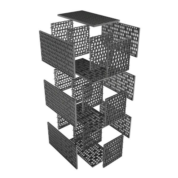 Rainsmart 24 Tonne Triple Soakaway Crate Set Flat-Packed - 20 Cubic Metre Kit