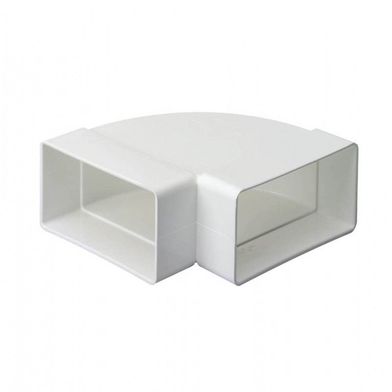 Monsoon Rectangular Ventilation Duct Horizontal Elbow - 220mm x 90mm