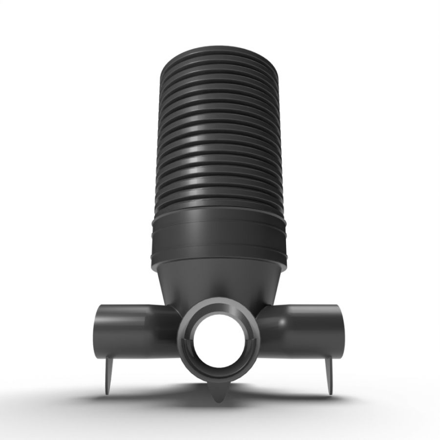 Inspection Chamber Set - 600mm Diameter x 1595mm Depth with 300mm Channel & 225mm Inlets