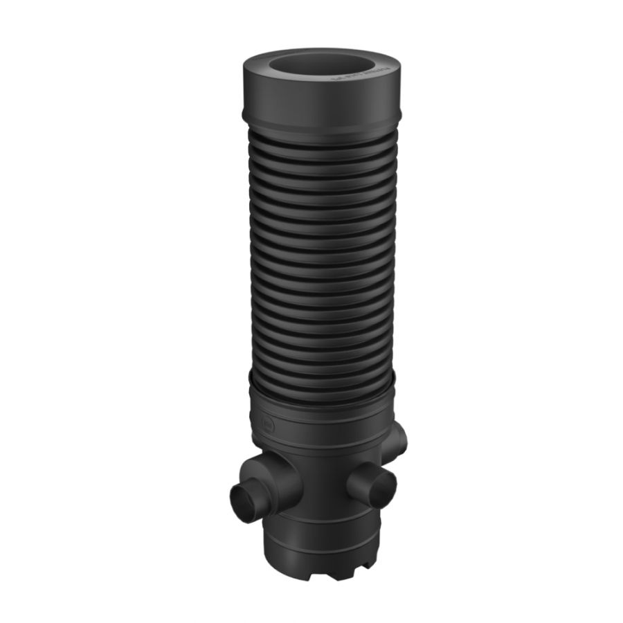 Catchpit Chamber Set - 450mm Diameter x 2000mm Height For 225mm Twinwall with 150mm Inlets