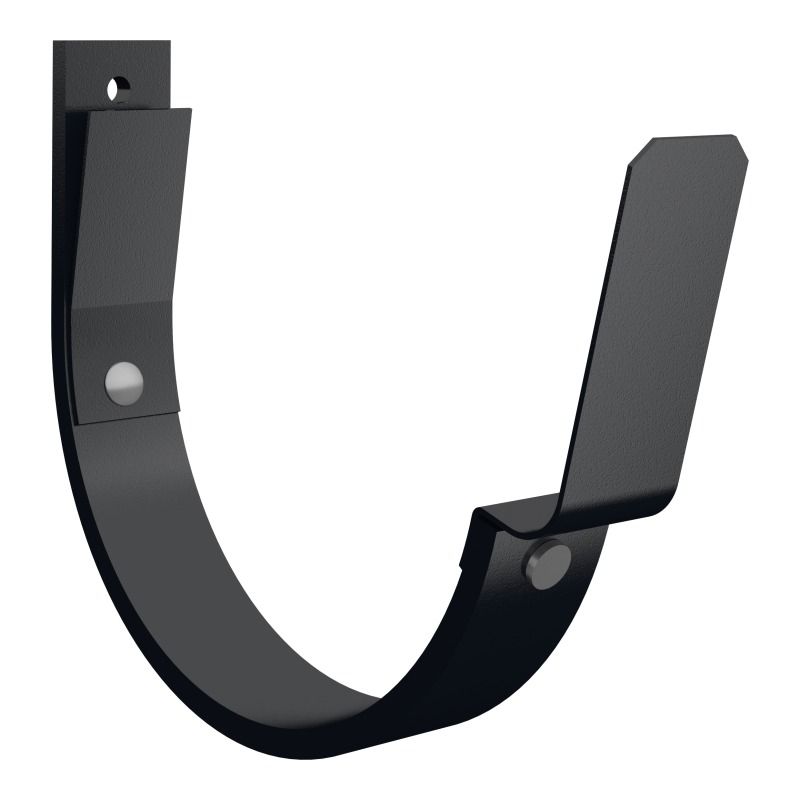 Lindab Aluminium Gutter 70mm Flex-Fit Fascia Bracket - 150mm Black