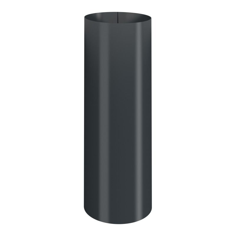Lindab Aluminium Sliding Pipe - 75mm Anthracite Grey