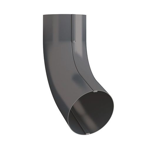 Lindab Steel Conical Downpipe Bend 70 - 100mm Graphite