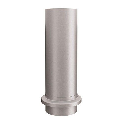 Lindab Steel Drain Shoe - 100mm Silver Metallic