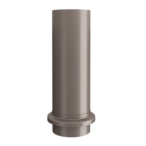 Lindab Steel Drain Shoe - 120mm Anthracite Metallic