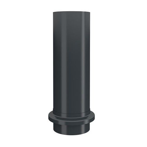 Lindab Steel Drain Shoe - 75mm Anthracite Grey