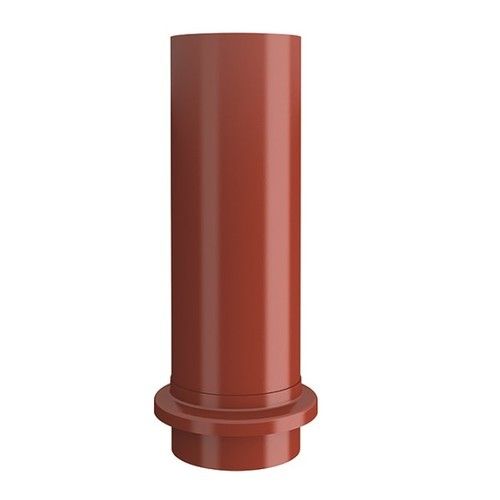 Lindab Steel Drain Shoe - 75mm Tile Red