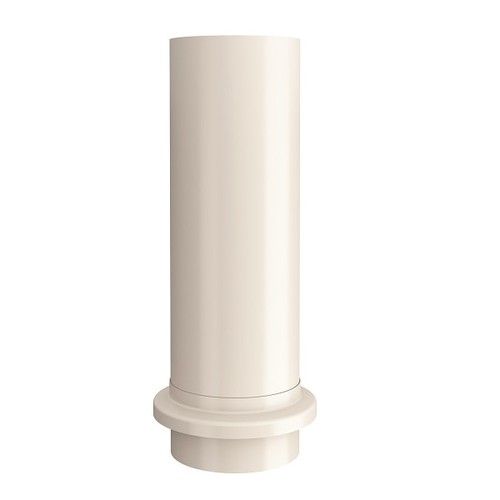 Lindab Steel Drain Shoe - 87mm Antique White