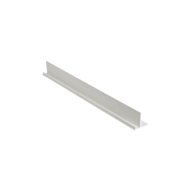 FloPlast Shiplap Cladding Starter Trim - 5mtr White