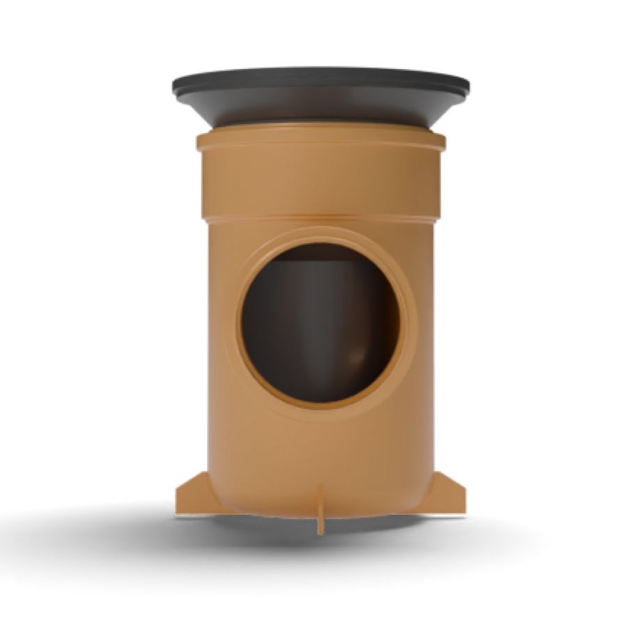 FloPlast Drainage Bottle Gully Circular Grid - 110mm