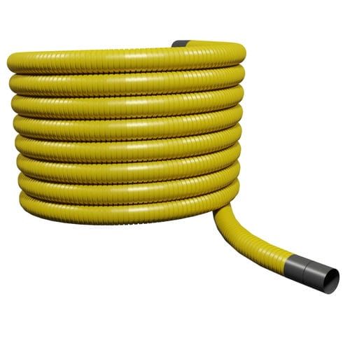 Flexi Underground Ducting Perforated Gas - 63mm (O.D.) x 50mtr Yellow Coil