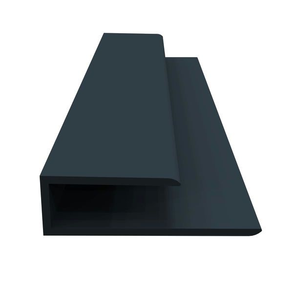 Anthracite Grey Smooth Soffit J Trim - 5mtr