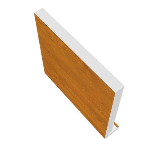 200mm Golden Oak Fascia Board - 18mm x 5mtr - Pack of 2