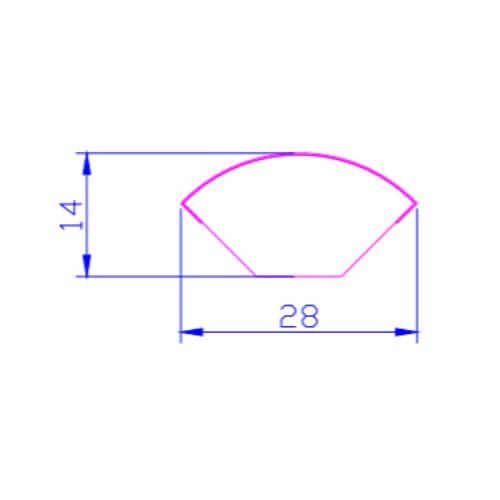 PVC Quadrant - 19mm x 5mtr Light Oak Woodgrain