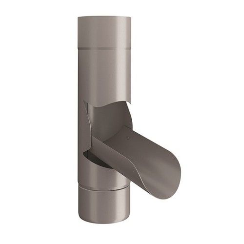 Lindab Steel Adjustable Diverter - 87mm Anthracite Metallic