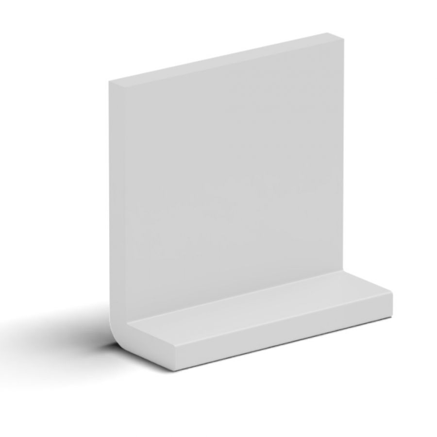 100mm White Fascia Capping Board - 10mm x 5mtr