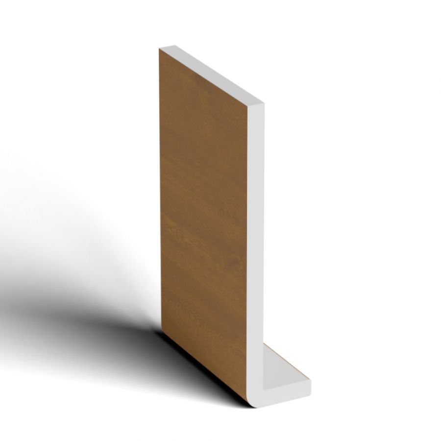 175mm Golden Oak Fascia Capping Board - 10mm x 5mtr - Pack of 2