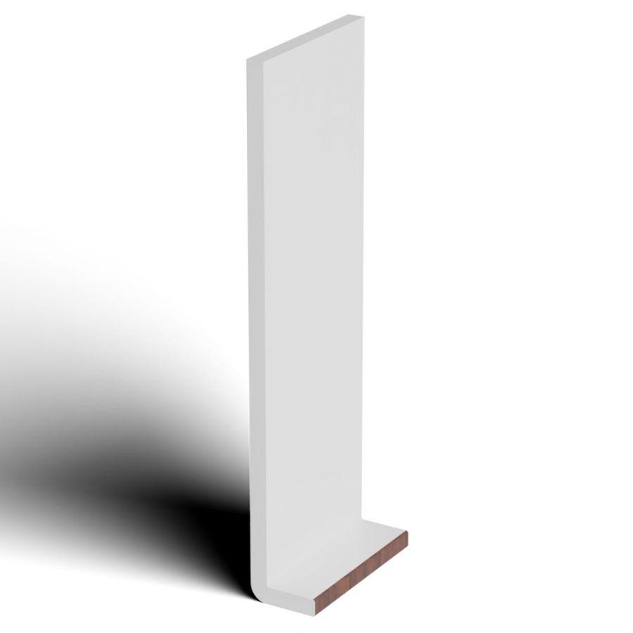 300mm Rosewood Woodgrain Fascia Capping Board - 10mm x 5mtr - Pack of 2