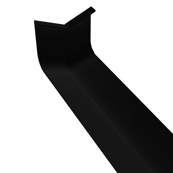 Fascia External Corner Trim - 135 Degree 300mm Black Smooth
