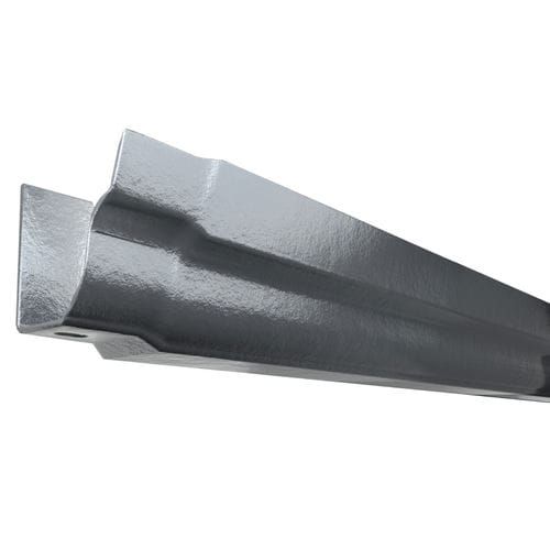 Cast Iron Moulded Ogee Gutter - 125mm x 1829mm Primed