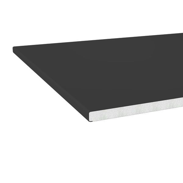 175mm Black Smooth Soffit Board - 10mm x 5mtr