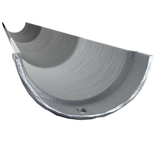 Cast Iron Half Round Gutter - 125mm x 1829mm Primed