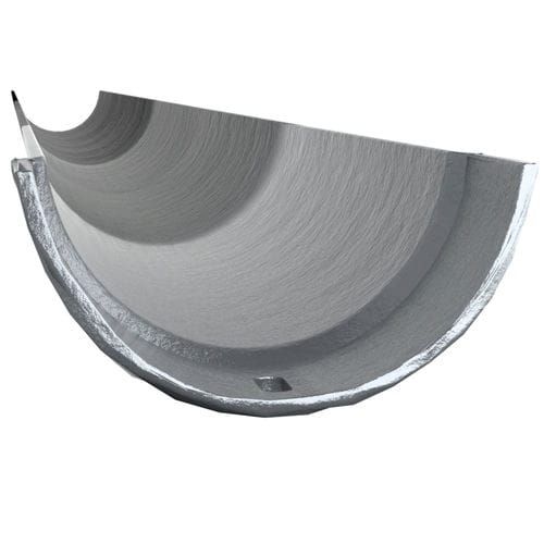 Cast Iron Half Round Gutter - 150mm x 1829mm Primed