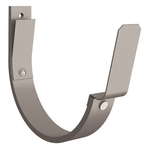 Lindab Steel Gutter 70mm Flex-Fit Fascia Bracket - 100mm Anthracite Metallic